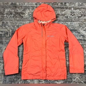 Columbia Kids'‎ Coral Hooded Rain Jacket Size Small (7/8)
